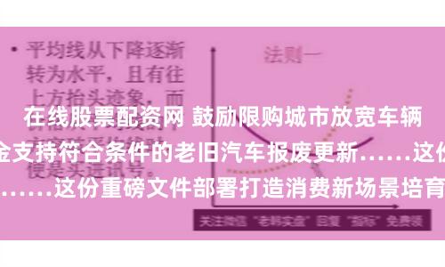 在线股票配资网 鼓励限购城市放宽车辆购买限制，安排资金支持符合条件的老旧汽车报废更新……这份重磅文件部署打造消费新场景培育消费新增长点