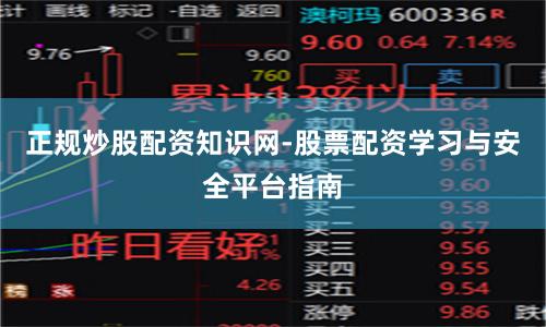 正规炒股配资知识网-股票配资学习与安全平台指南